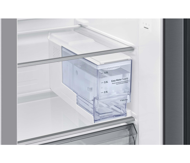 Lodówka Samsung RS70F65KETEO No Frost 178,4cm Szczotkowana Stal Dystrybutor Wody Kostkarka AI 640L - 1337810 - zdjęcie 7